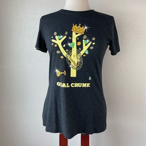 Next Level Goal Crunk T-Shirt Size L EUC - Picture 1 of 5